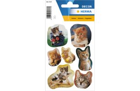 HERMA STICKERS LITTLE CATS